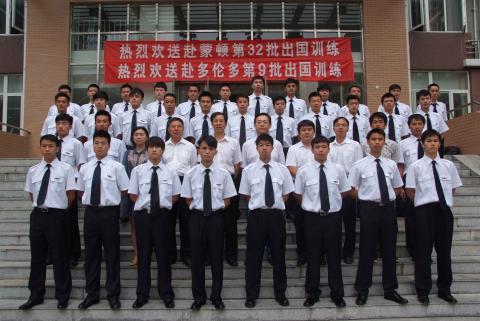 全体出国学员合影